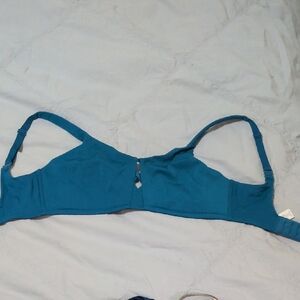 Bare Necessities Teal Blue Wireless Bra